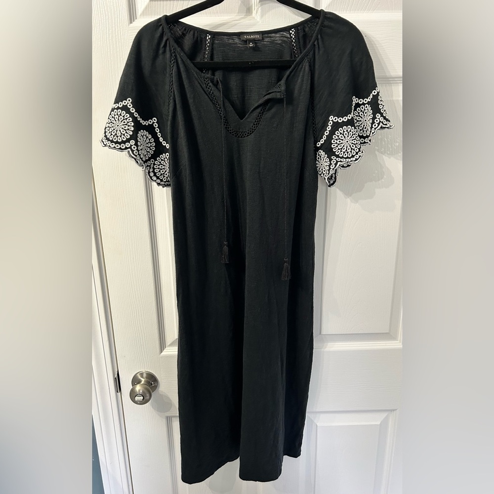 Talbots black dress size M